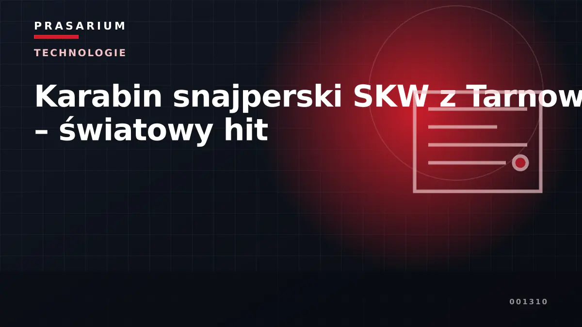 Karabin snajperski SKW z Tarnowa – światowy hit