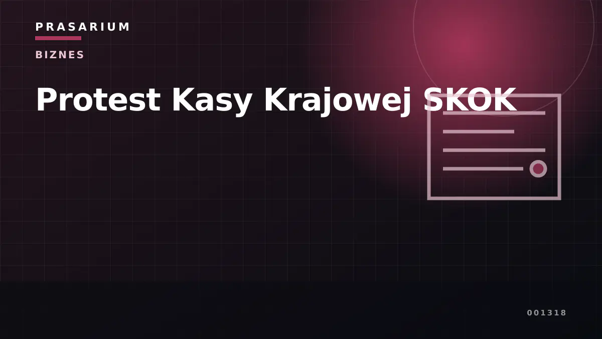 Protest Kasy Krajowej SKOK