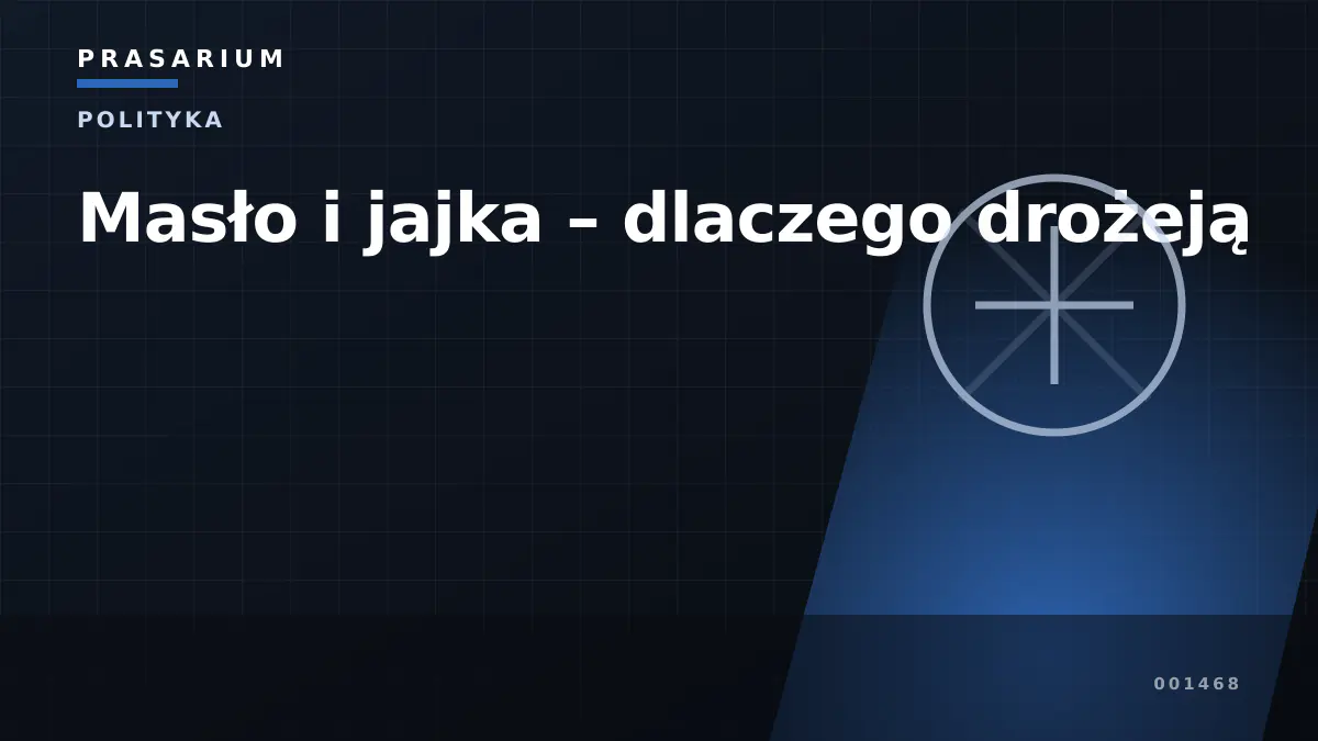 Masło i jajka – dlaczego drożeją