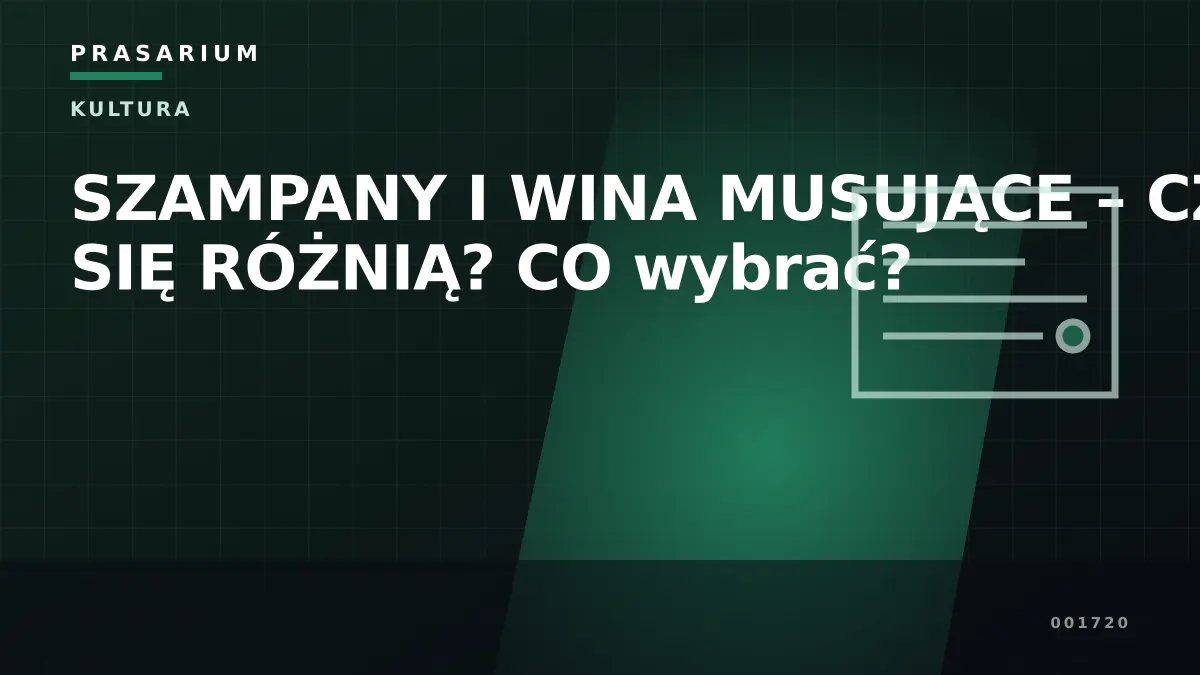 SZAMPANY I WINA MUSUJĄCE – CZYM SIĘ RÓŻNIĄ? CO wybrać?