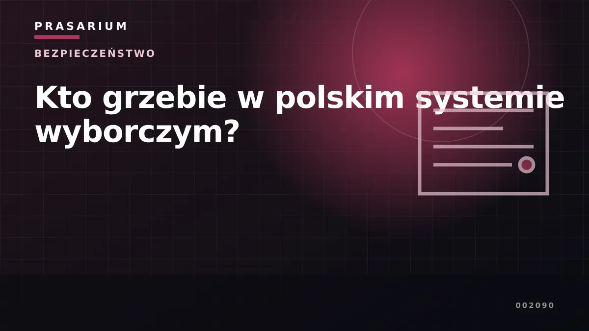 Kto grzebie w polskim systemie wyborczym?
