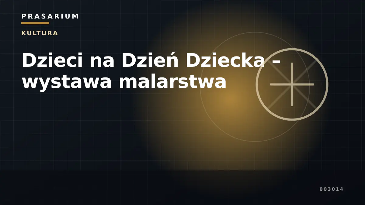 Dzieci na Dzień Dziecka – wystawa malarstwa