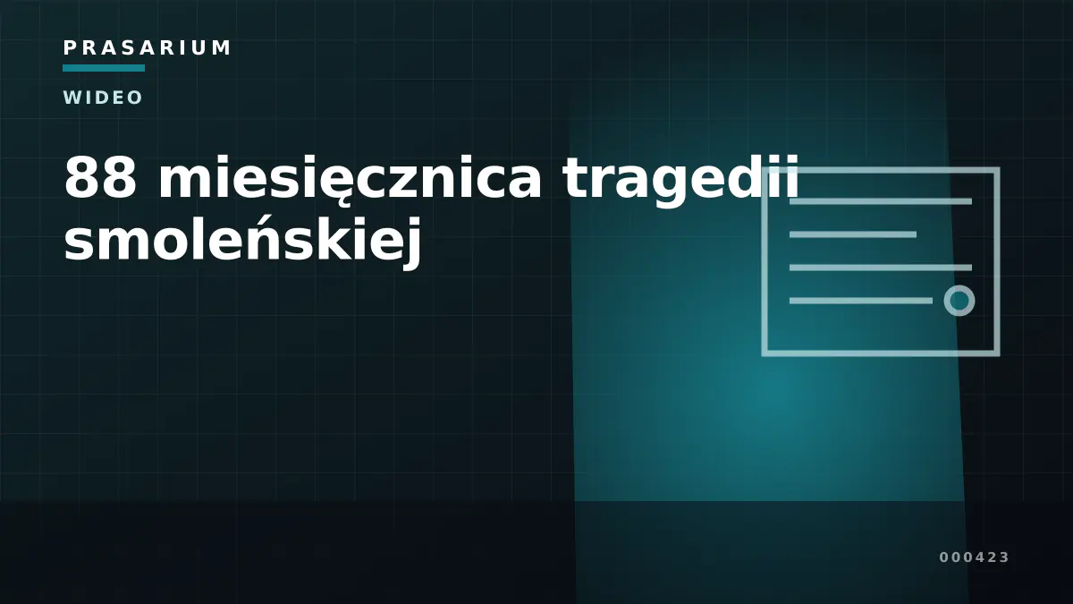 88 miesięcznica tragedii smoleńskiej