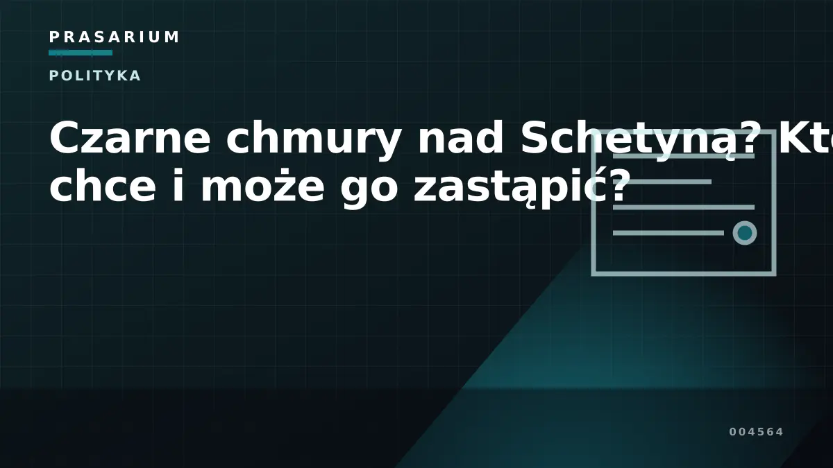 Czarne chmury nad Schetyną? Kto chce i może go zastąpić?