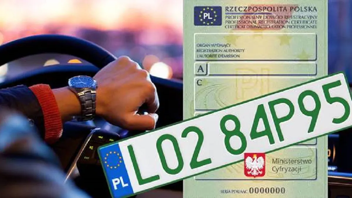 Nowe zielone tablice i profesjonalne dowody rejestracyjne