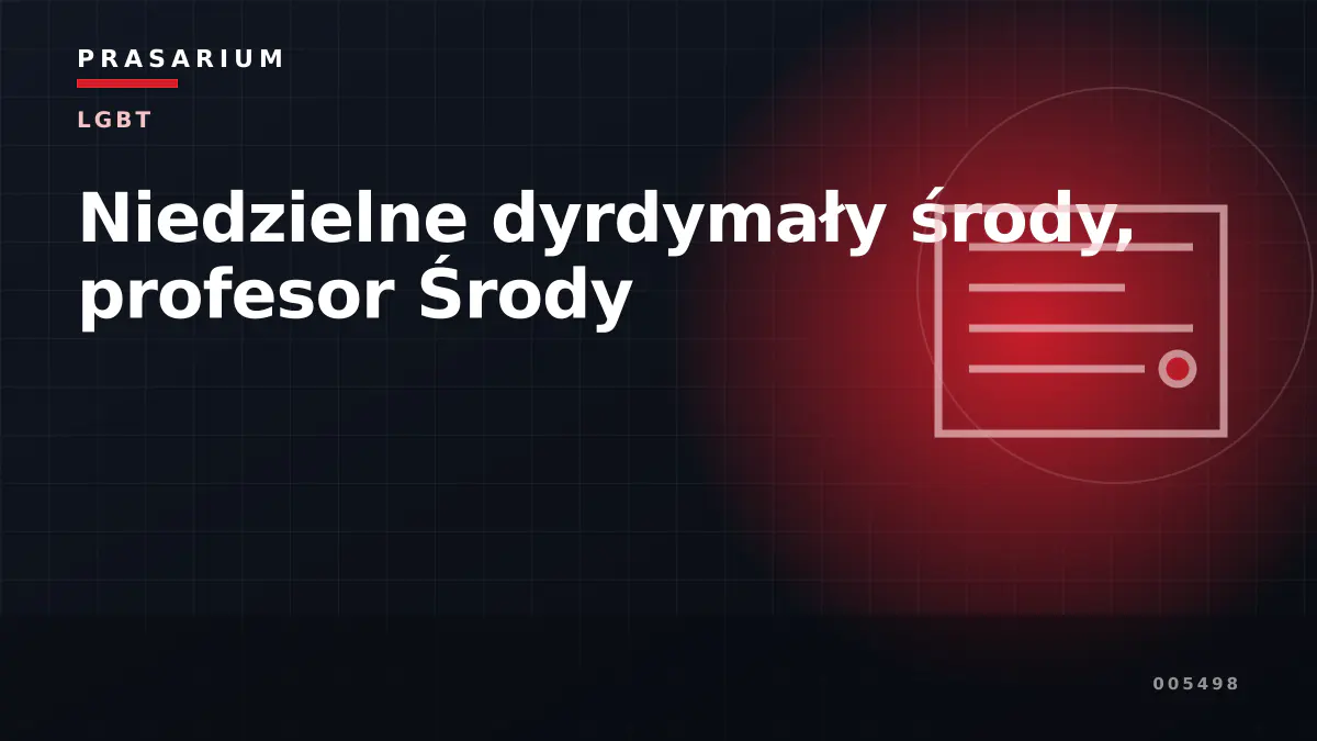 Niedzielne dyrdymały środy, profesor Środy