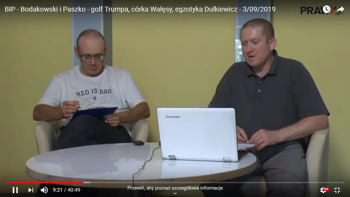 Wideo. Bodakowski i Paszko – golf Trumpa, córka Wałęsy, egzotyka Dulkiewicz i nie tylko – 3/09/2019