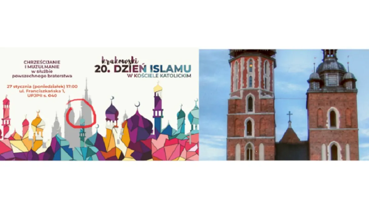 Krakowskie dni islamu w Kościele katolickim – wieża Kościoła Mariackiego bez krzyża
