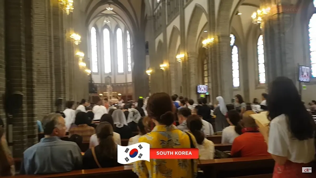 W niedzielę wierni w Korei Płd. mogli brać udział w Mszach