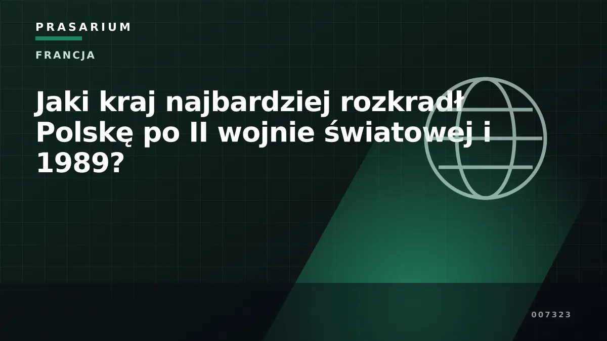 Jaki kraj najbardziej rozkradł Polskę po II wojnie światowej i 1989?