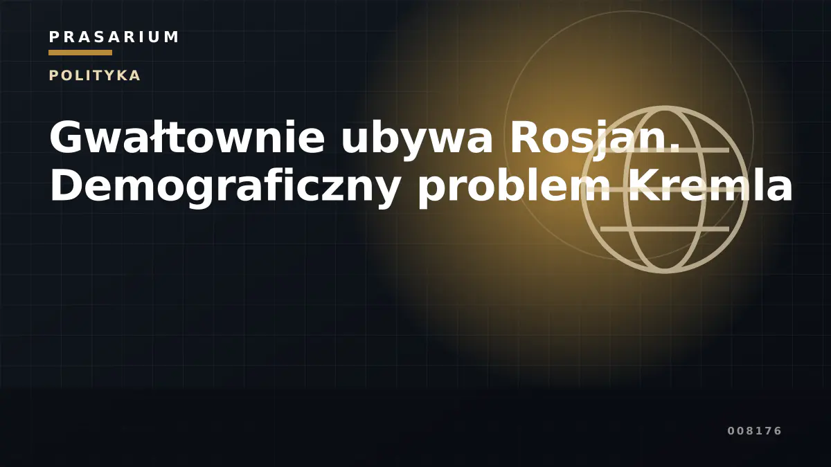 Gwałtownie ubywa Rosjan. Demograficzny problem Kremla