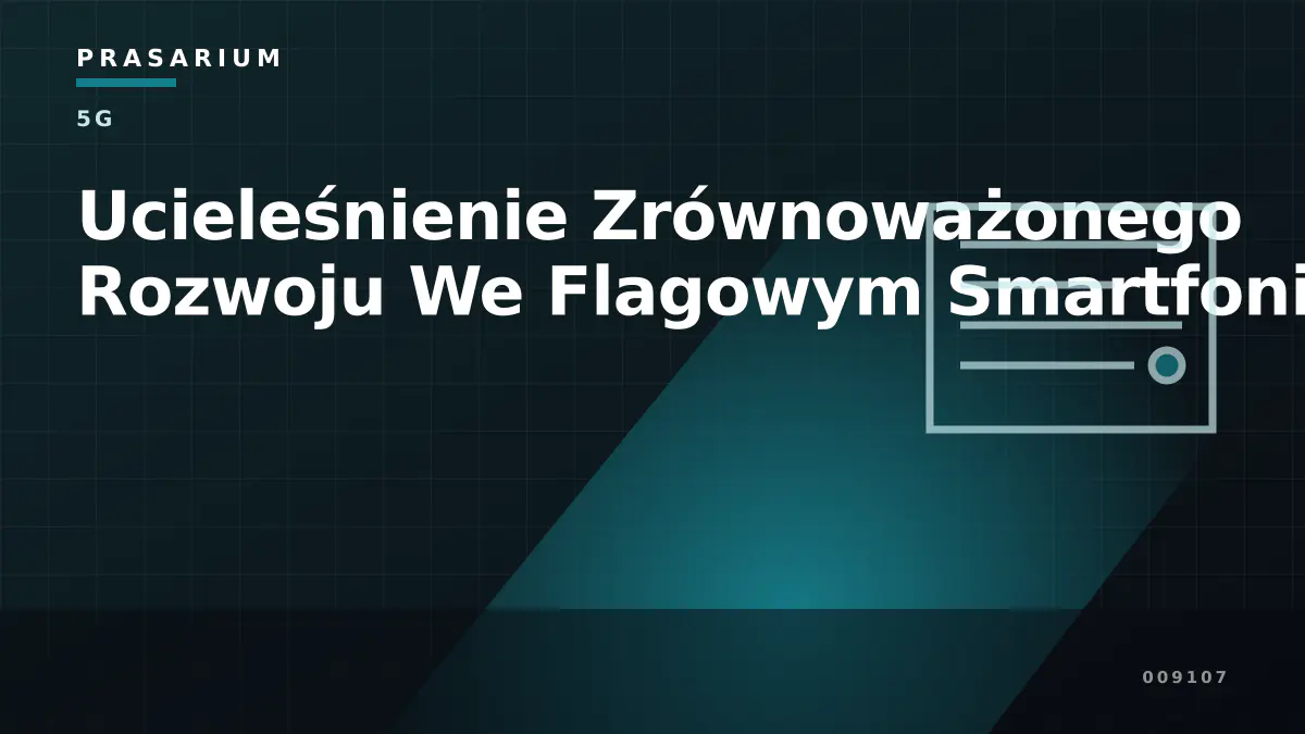 Ucieleśnienie Zrównoważonego Rozwoju We Flagowym Smartfonie