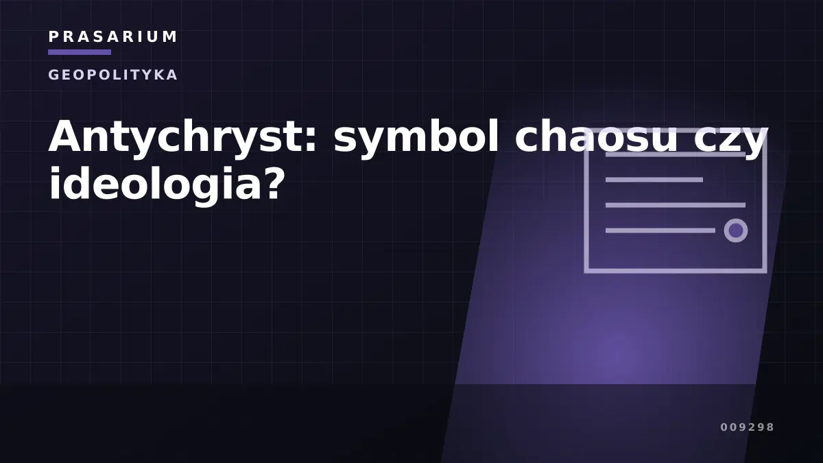 Antychryst: symbol chaosu czy ideologia?