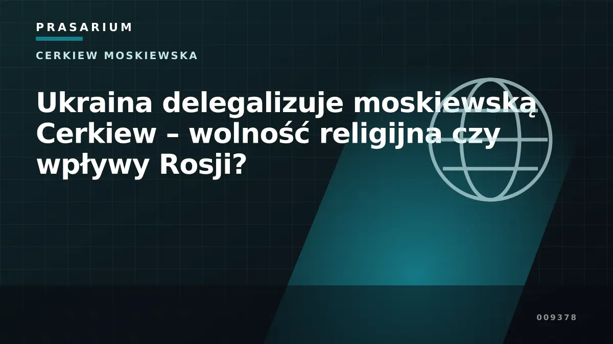 Ukraina delegalizuje moskiewską Cerkiew – wolność religijna czy wpływy Rosji?