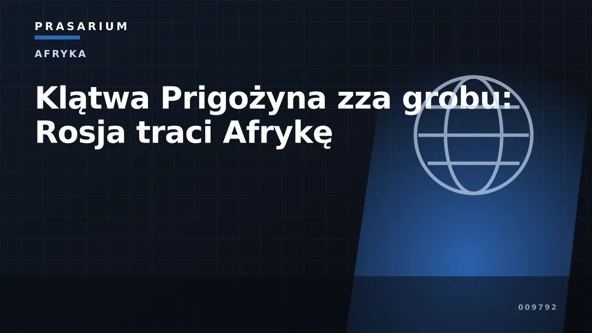 Klątwa Prigożyna zza grobu: Rosja traci Afrykę