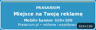 Mobile banner 320 × 100