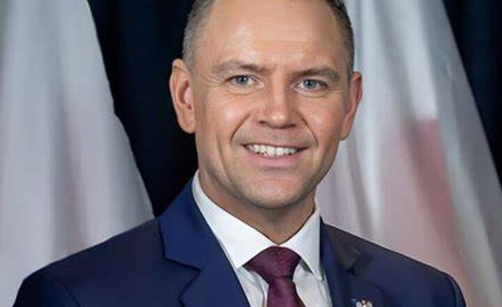 Karol Nawrocki podczas oficjalnego spotkania