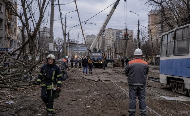 Akcja ratunkowa po rosyjskim ataku