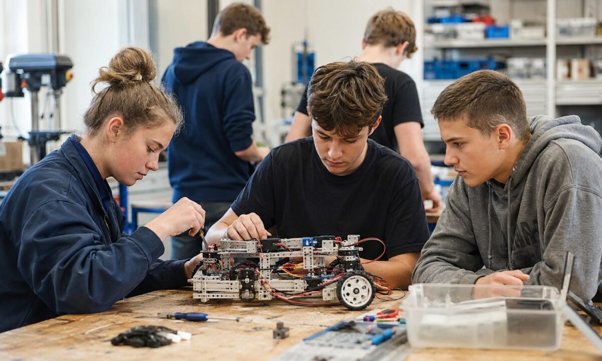 Zajęcia praktyczno-techniczne zamiast samej teorii. Szkoła ma uczyć przez projekt