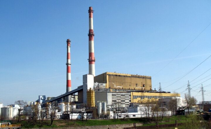 Elektrociepłownia Wrocław widziana od strony zachodniej