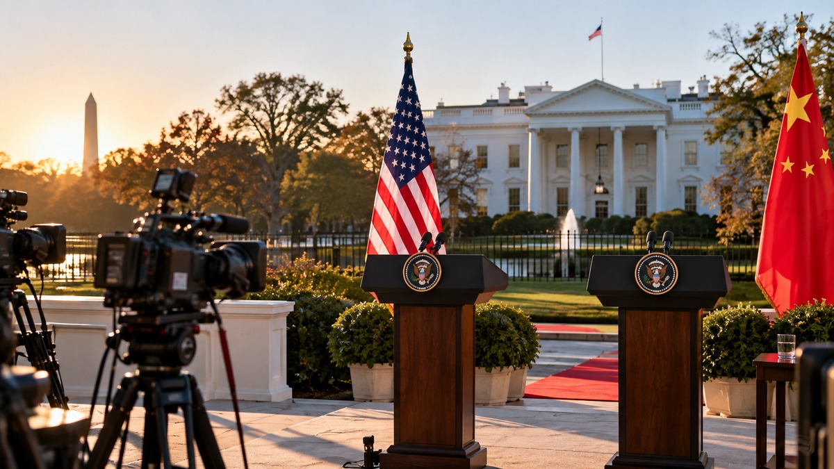Trump i Xi kończą rozmowy w Waszyngtonie