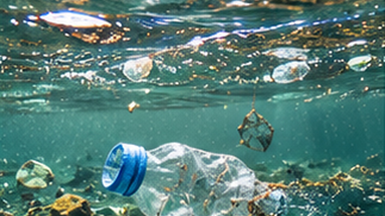 mikroplastik i odpady z tworzyw w wodzie
