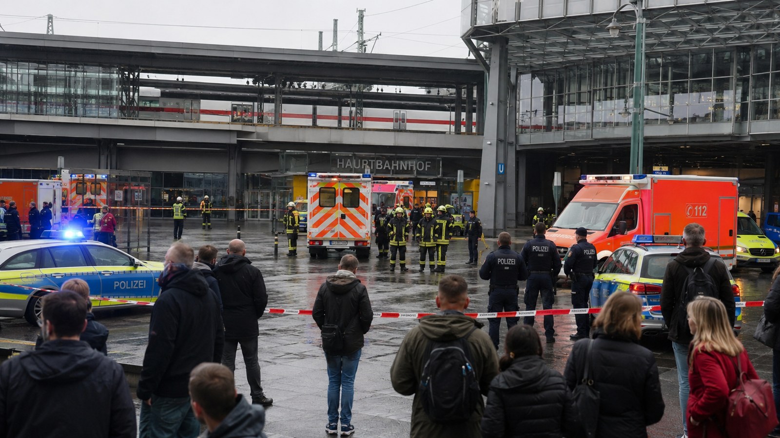 Zdjęcie do artykułu: Wybuch na dworcu w Niemczech. Służby zabezpieczają teren i sprawdzają wszystkie wersje zdarzenia