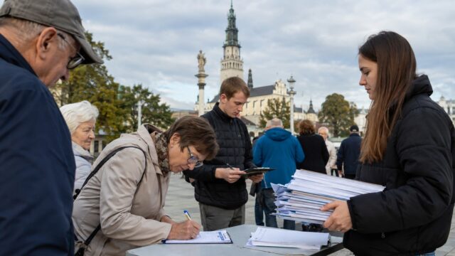 Grafika ilustracyjna do artykułu: Częstochowa bliżej referendum. Zebrano ponad 16 tys. ważnych podpisów