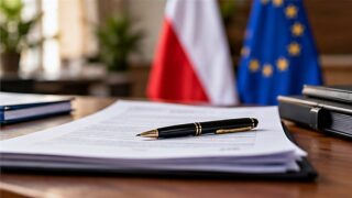 Dokumenty i motyw unijnych funduszy — ilustracja KPO