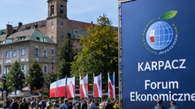 panorama Warszawy jako ilustracja polskiej gospodarki i inwestycji