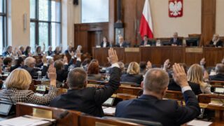 Sala obrad przedstawicieli samorządów
